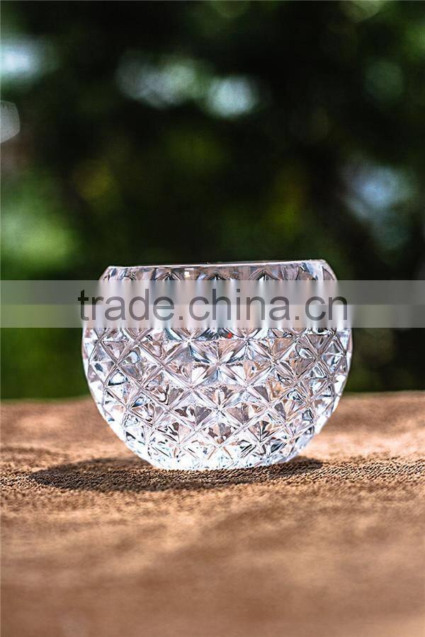 Glass Candelabra,Glass Candle Holder