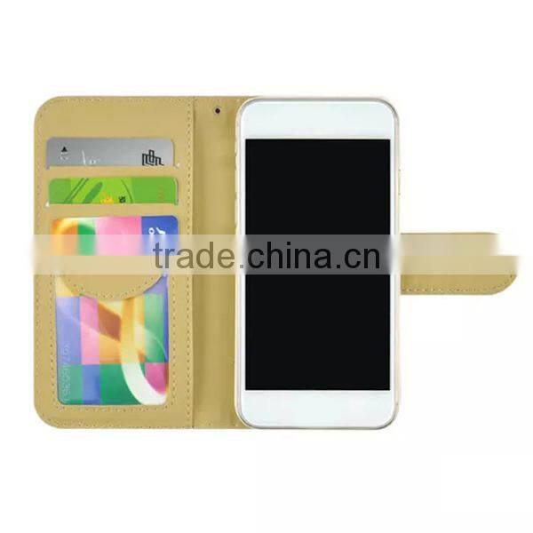 Alibaba fashion wallet mobile phone case,genuine leather flip case for iPhone6