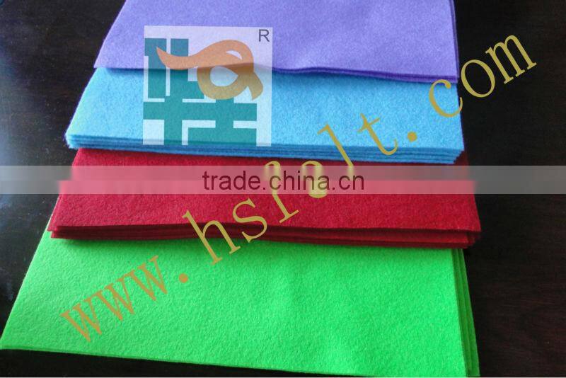 Eco-100% Needle Punched Color Polyester Felt