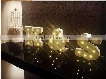 15 cm decorative wooden alphabet light
