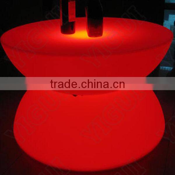 Outdoor/indoor/hote/ waterproof wireless changing color LED cocktail table