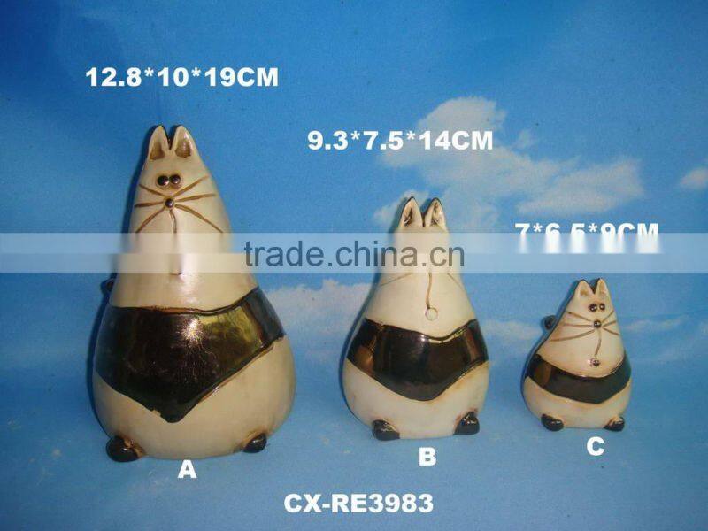 Ceramic reactive glazed animal -ceramic bird deco-color glazed porcelain bird-pottery bird