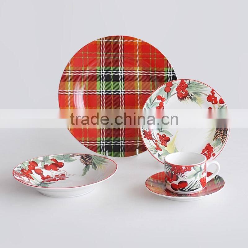 20pcs porcelain dinnerware set with full decal,porcelain dinnerware set,20pcs ceramic dinner set