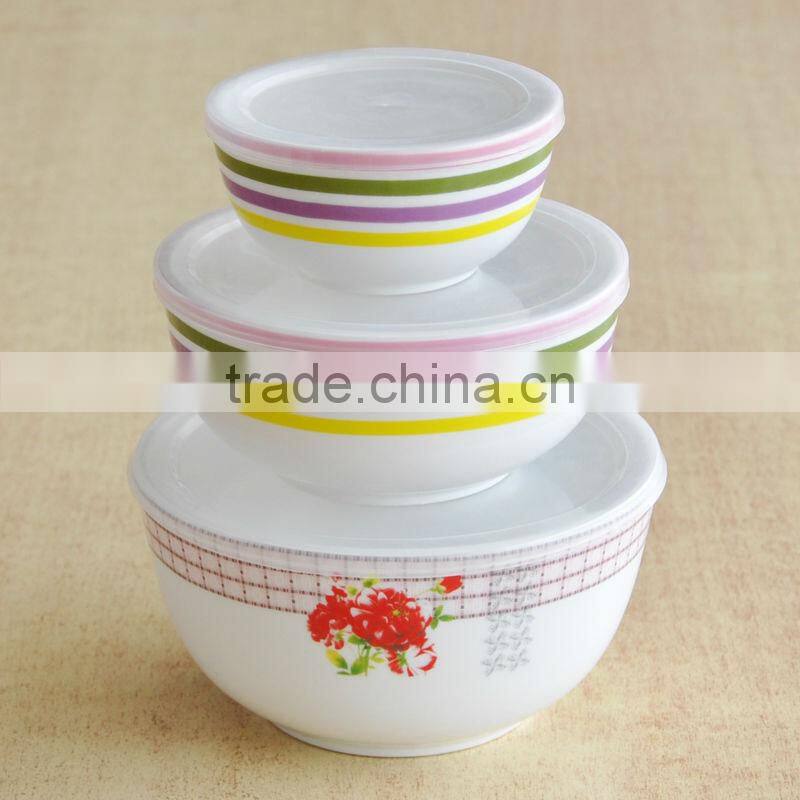 6pcs Stackable Bowl Set in Ceramic