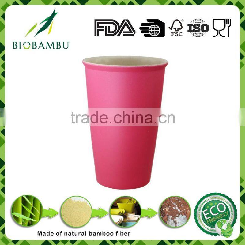 Ecological Smooth Environmental bamboo fiber cup set