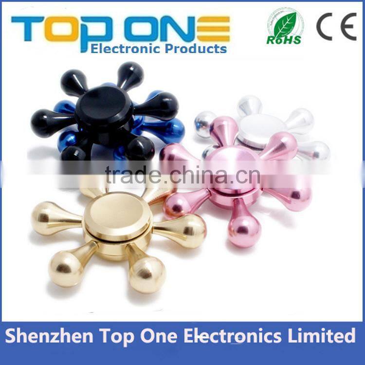 2017 Newest Products aluminum spinner fidget toy Metal hand spinner for relax
