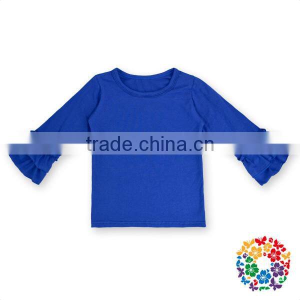 New Arrival 100% Cotton Kids Ruffle Pants Many Colors Ruffle Capri Pants Wholesale Best Prices Ruffle Pants