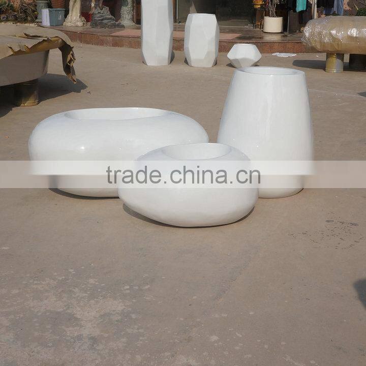 Modern frp planter flowerpot
