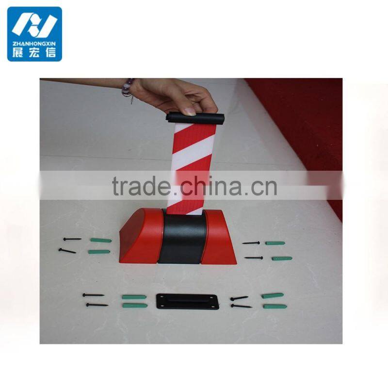 wall barrier retractable belt barrier big head wall barrier