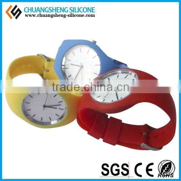 2016 Wholesale silicone promotional wristwatch
