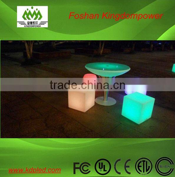 modern plasic LED furniture glowing waterproof bar table