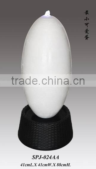 lighted outdoor or indoor fiberglass lighting water fountains