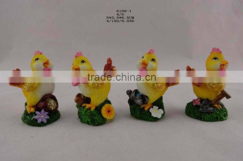 2017 new year resin zodiac chicken for sale