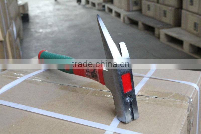 good quality TUV/GS 0.6KG one-piece roofing hammers with steel handle