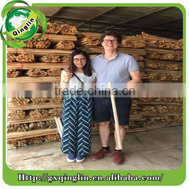 smooth surface eucalyptus wood handle made by China factory