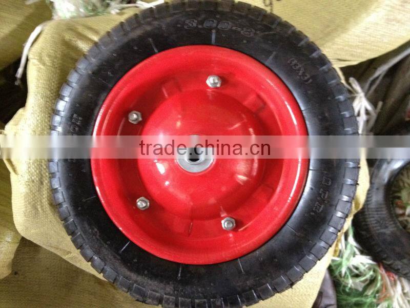 Pneumatic wheel barrow wheel 3.00-8