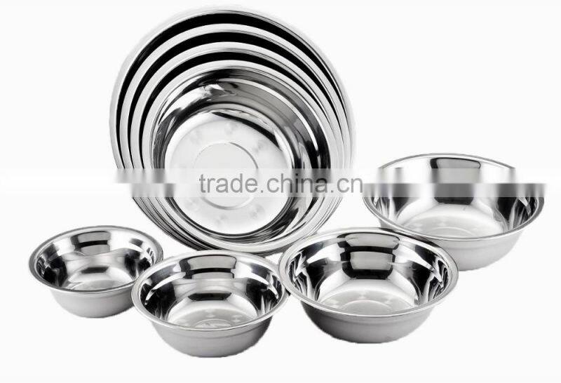 Hot Sale Round Stainless Steel dinner soup plate