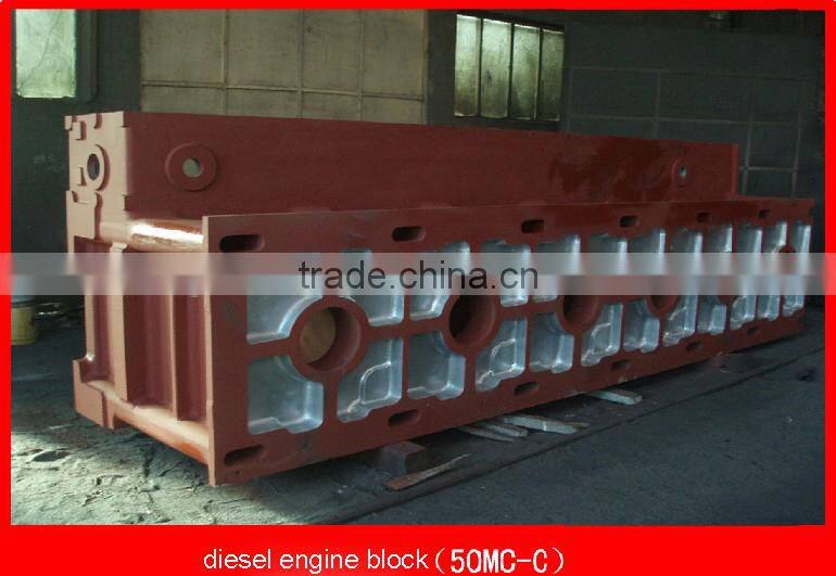 double current pump body, iron/aluminum casting for marine, large size