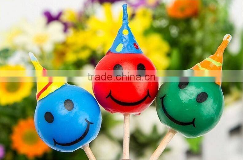 Wholesale Smile Face Birthday Candle for Children Celebration