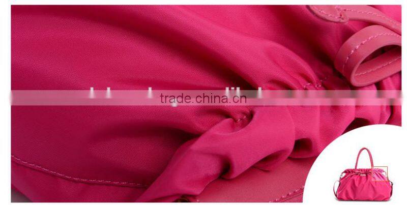 Fashion newest nylon pleated handbag for women