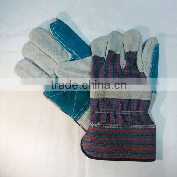 Reinforced Cow Split Working Leather Gloves