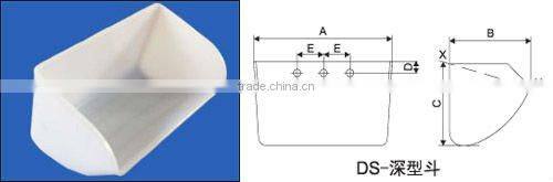 Plastic Elevator Bucket Used in food processing industry