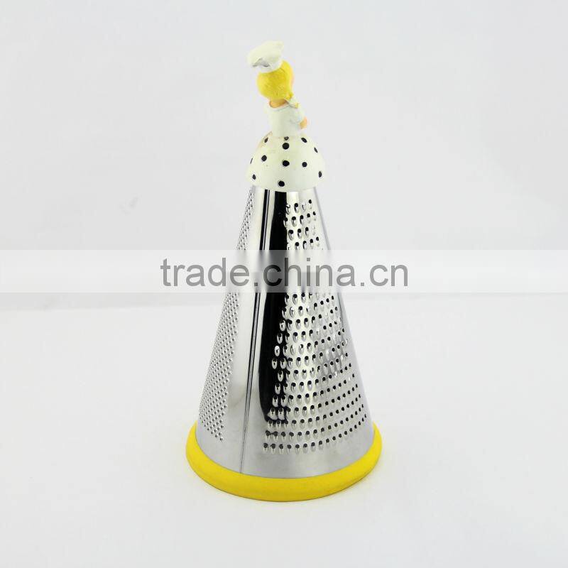 2014 new design cartoon handle 10 inch coconut grater