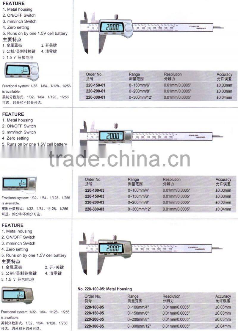 Digital Caliper (itemID:NOAC)-MARY