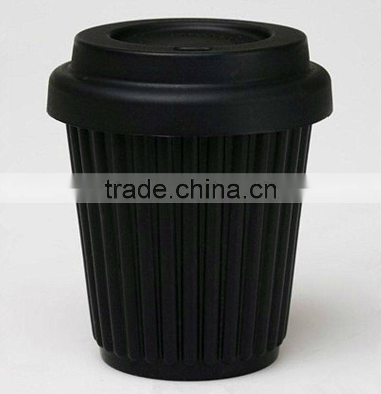 Flexible Unfoldable Silicone Drinking Cups With Silicone lid