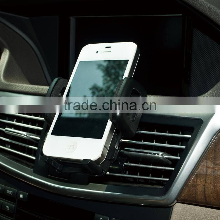 Adjustable 360 Rotation Air Vent Phone Holder for iPhone 6 , 6+ , 5s , Samsung Galaxy Note 4 , 3