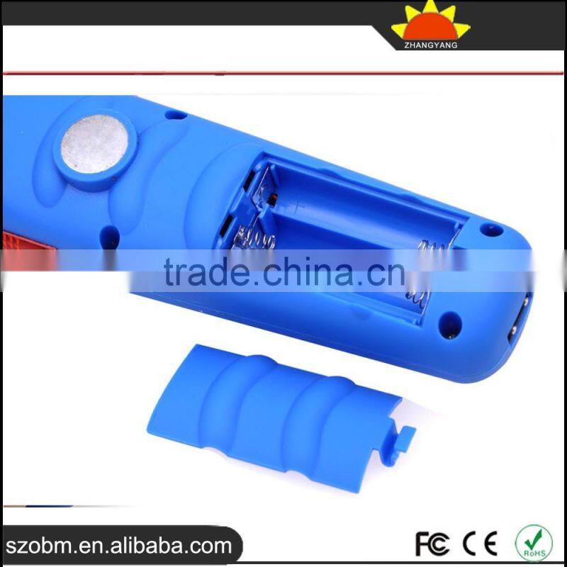 2016 wholesale OEM 3 Mode LED Plastic Signal Light Flashlight Torch