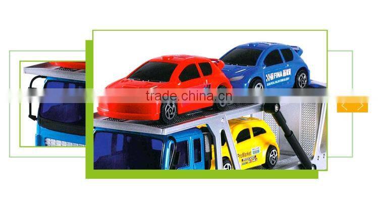 wholesale toy cars plastic friction trailer truck toy transport truck