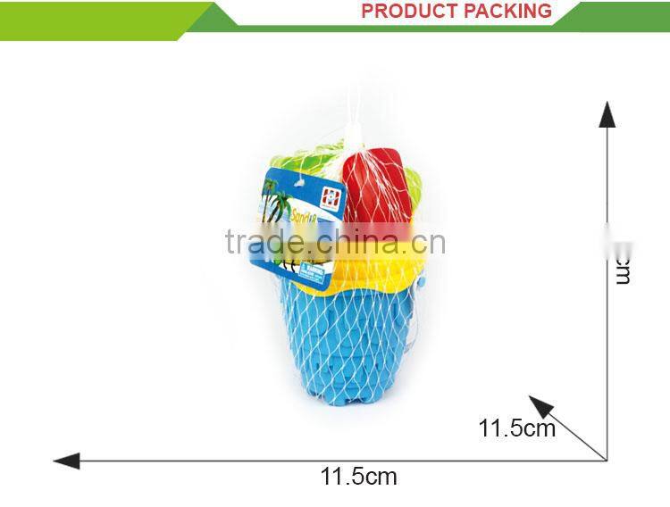 Best sale summer sand beach set rectangular plastic bucket with lid