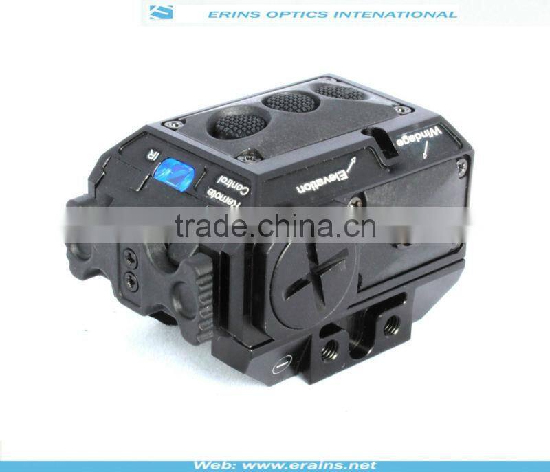 New compact square tactical green laser sight and strobe 200 lumen CREE Q5 LED light combo (FDA certified)