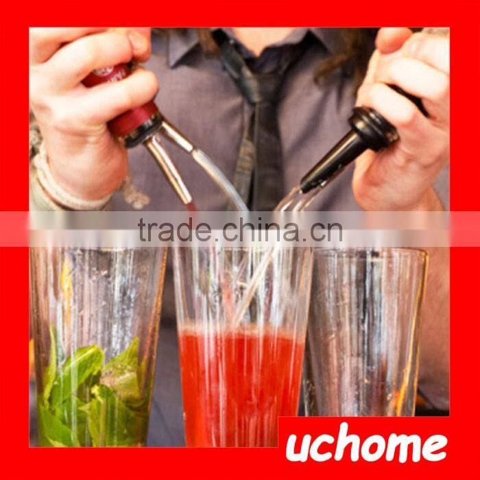 UCHOME Food Grade Stainless Steel Wine Chiller Stick With Pourer