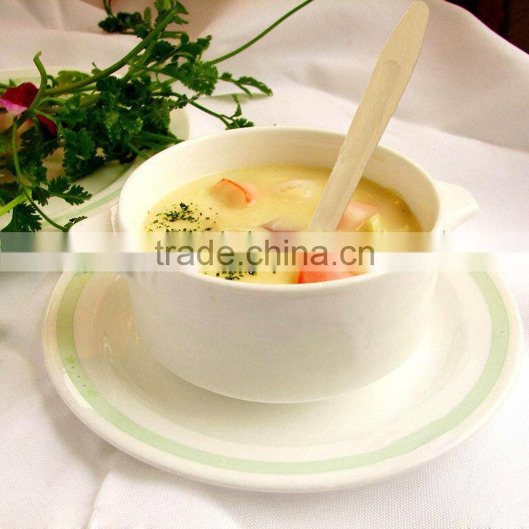 FSC Certificate Food Grade Disposable Natural Wood Material Spoon