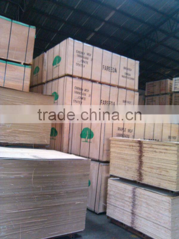 18mm cherry venner MDF with high quality