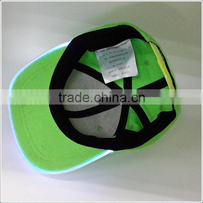 Led snapback caps, boy girl hip hop cheap snapback caps