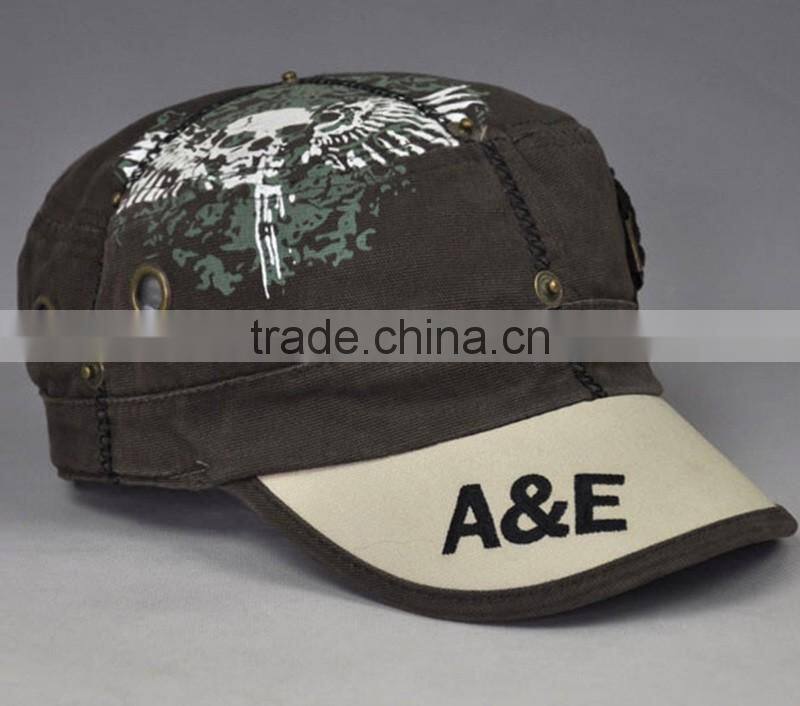 Hipster Beret Distressed Military Hats