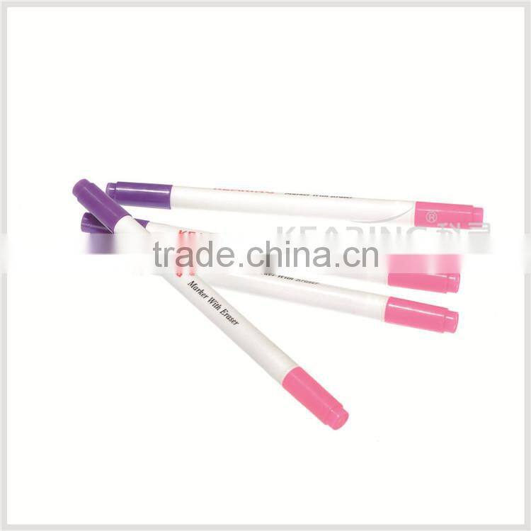 2017 New Kearing Brand Dual Tip Auto Vanishing Pen Air Erasable Marker Pen Embroidery