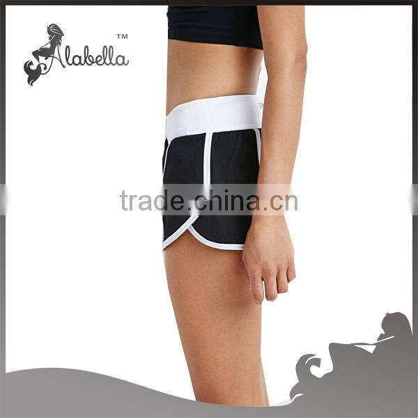 Colorblock Woven Running Shorts of fitness&yoga wear shorts