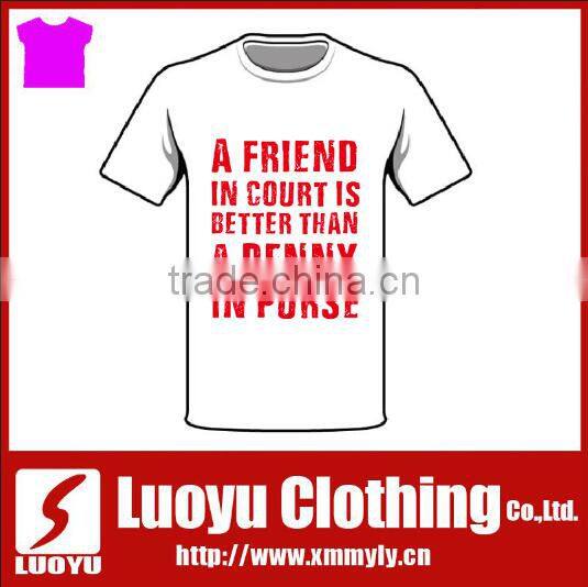 Hot sale 100% cotton cheap women's t shirts