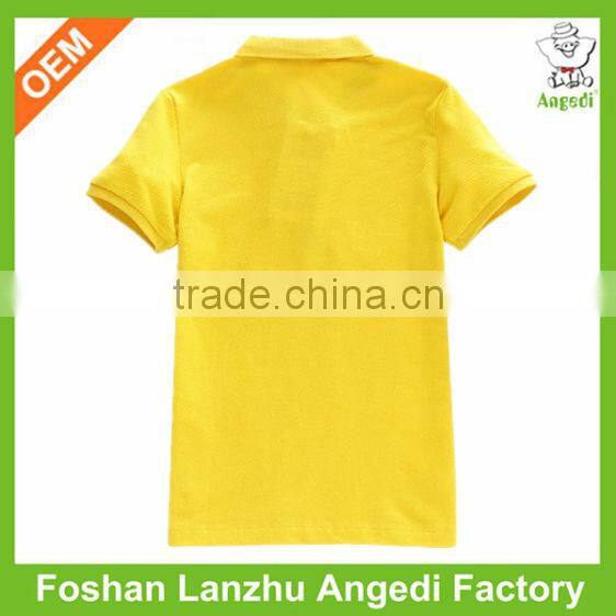 2017 Custom summer range children clothing Custom boys pique POLO shirt in solid colors children tops