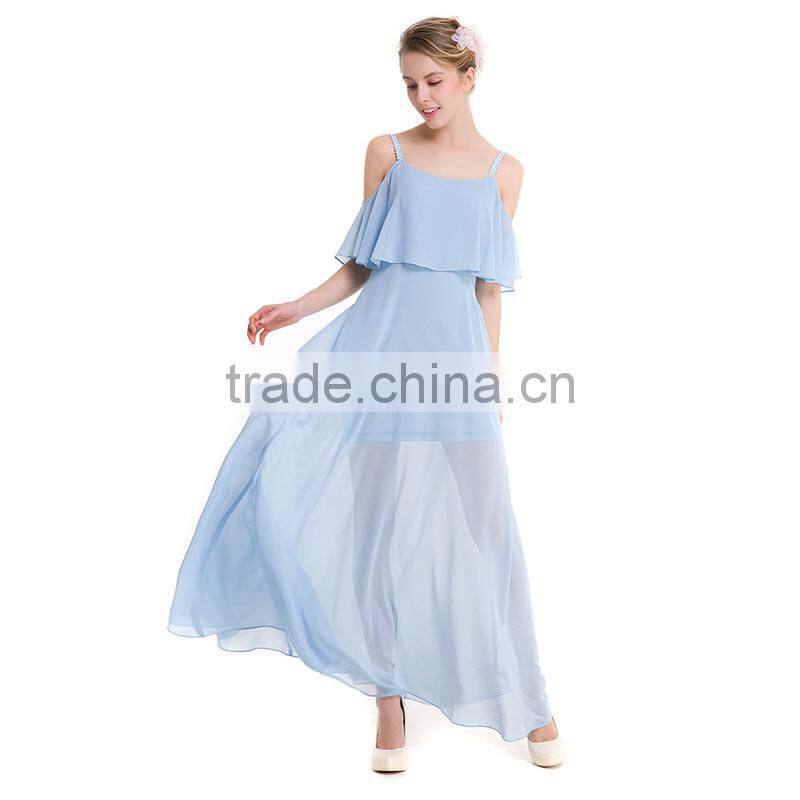 Maxnegio woman cold shoulder one piece party maxi summer long dress