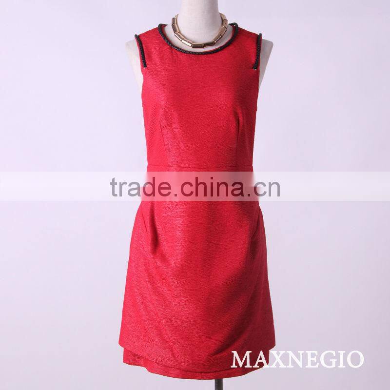sleeveless women short elegant dresses for celebration