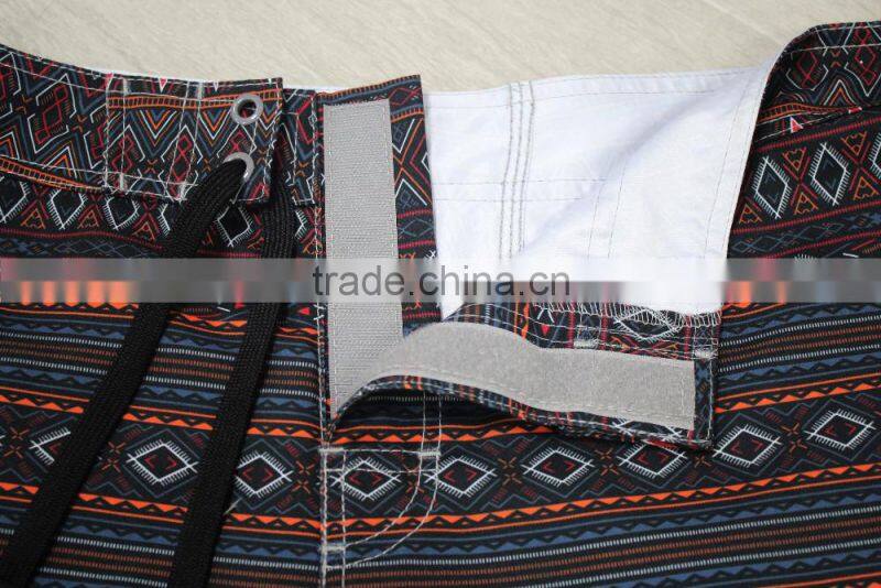 GEOMETRIC SHAPES SUBLIMATION PRINTED MENS SHORTS CUSTOM DESIGN