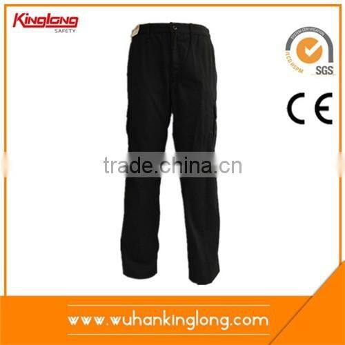 China supplier new product wholesale safety garments black cargo work pants for men