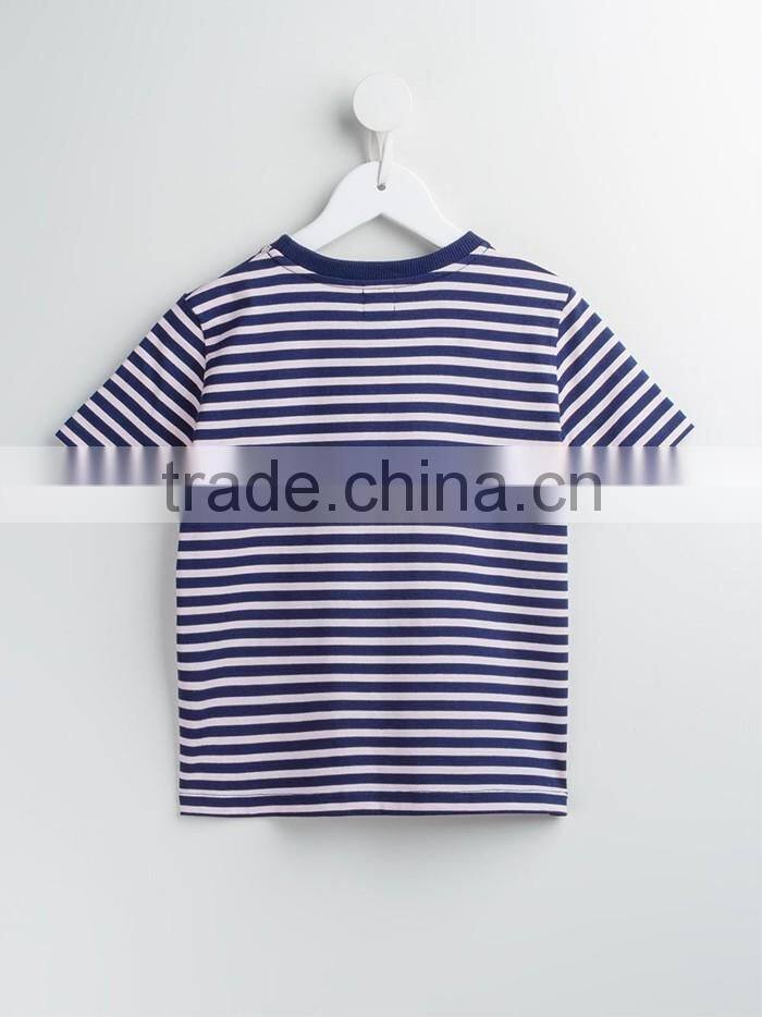Children Clothing Manufacturers China Wholesale kids striepd led sound activated t-shirts