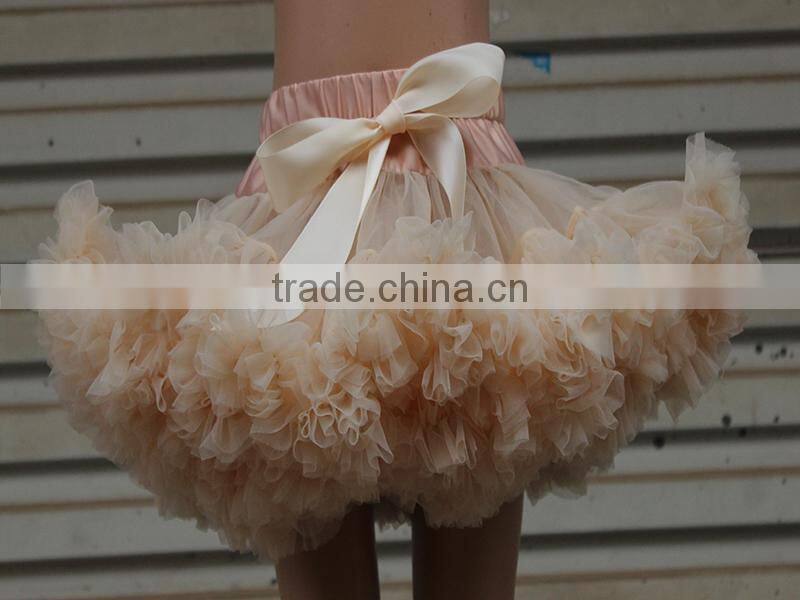 Wholesale Cute Girls Fluffy Ruffle Pettiskirts Baby Chiffon Tutu Dress Skirts Clothing