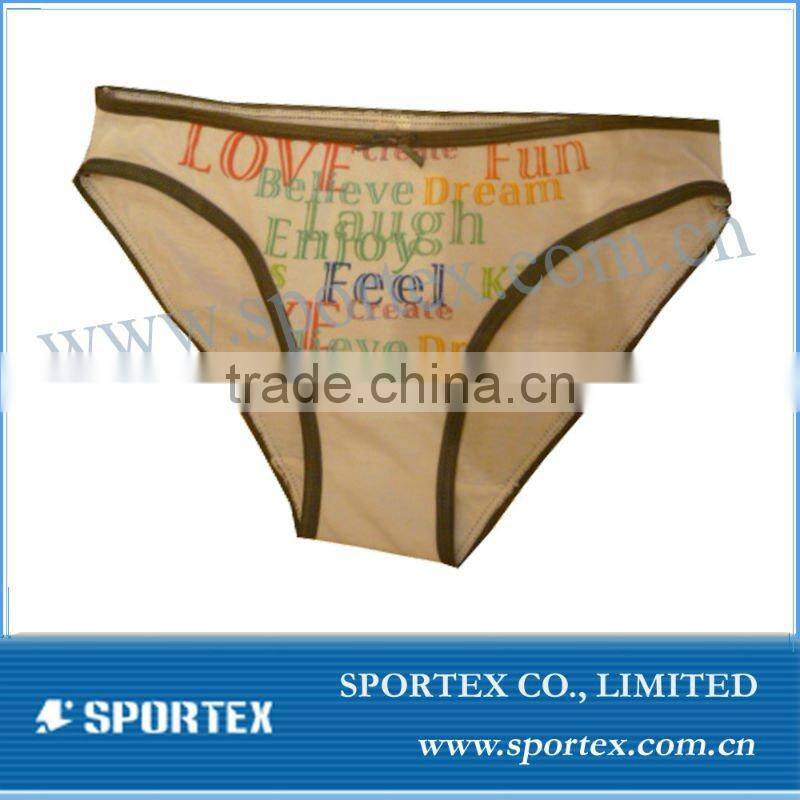 2012 printed ladies briefs